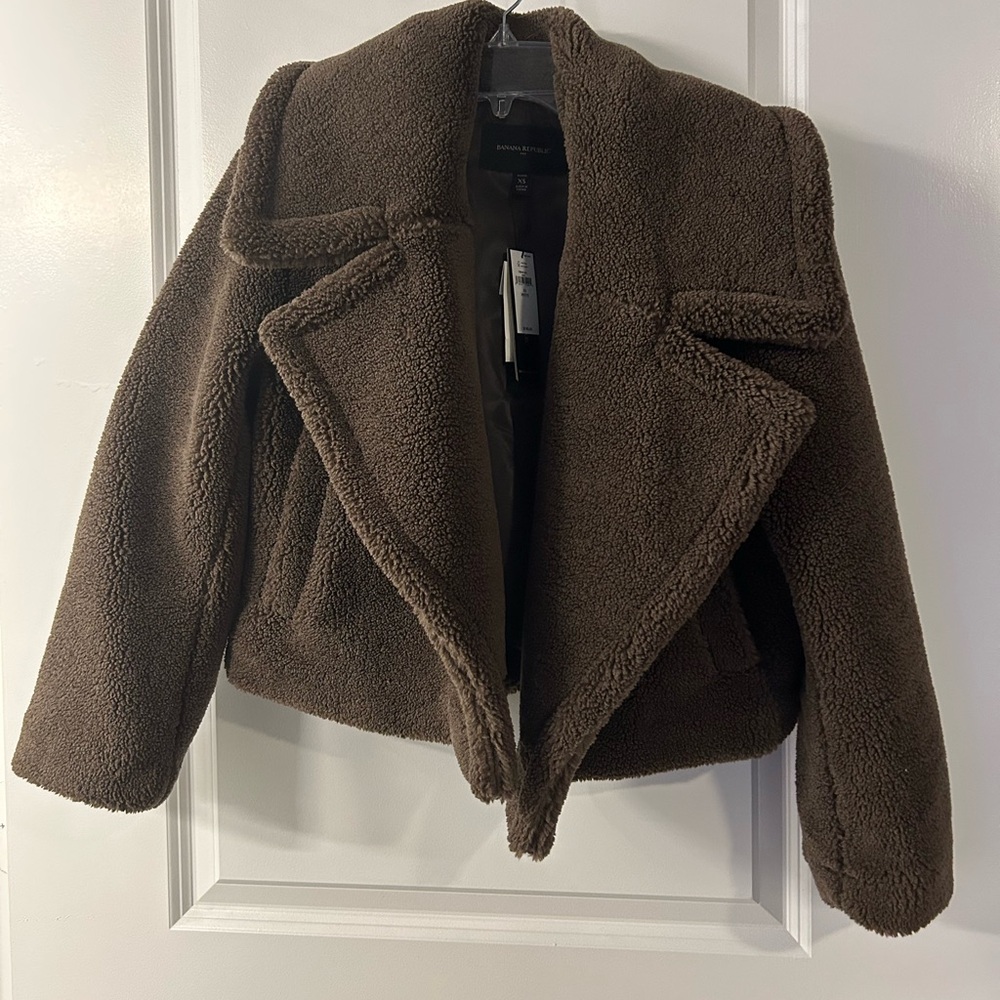 Banana Republic Brown Sherpa Jacket